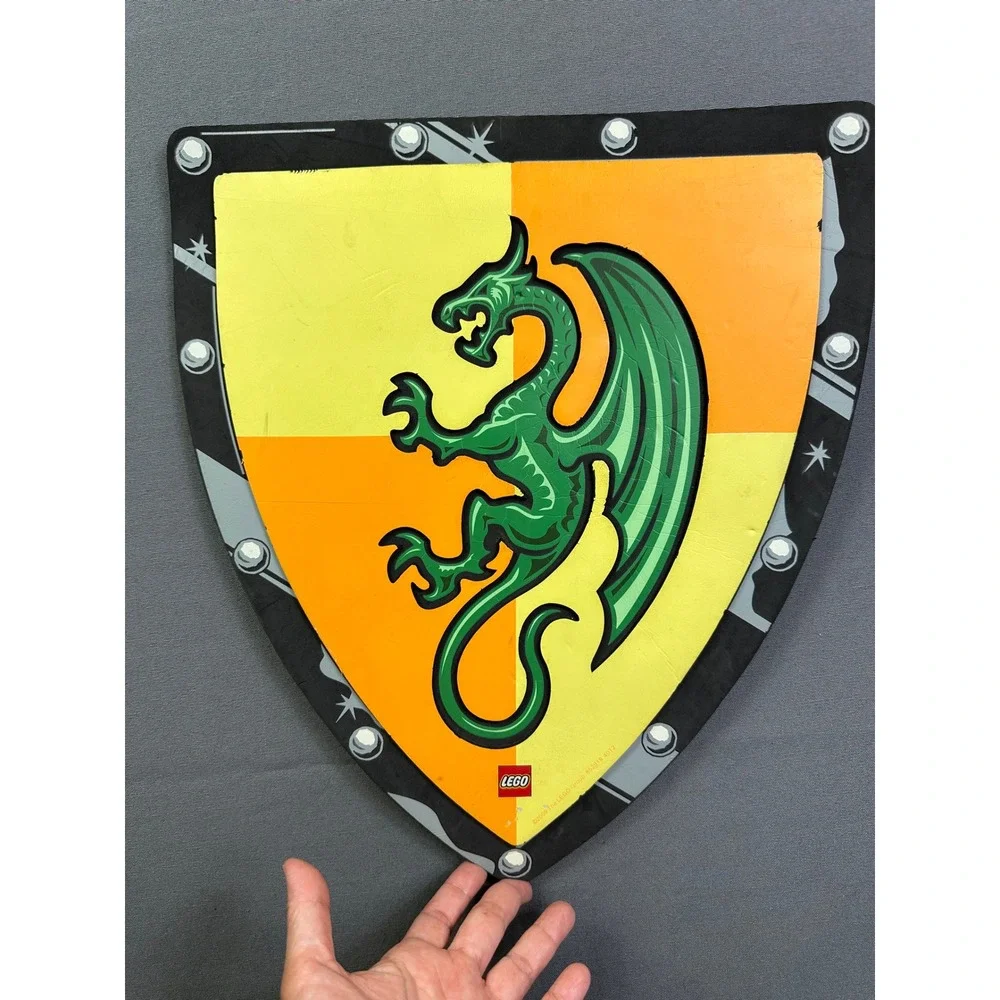 LEGO Castle Dragon Knight Foam‎ Shield Green Dragon 2009 Vintage 852919 40T2